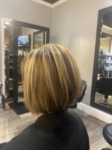Bob Haircut with Highlights