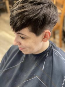 Brown Pixie Haircut